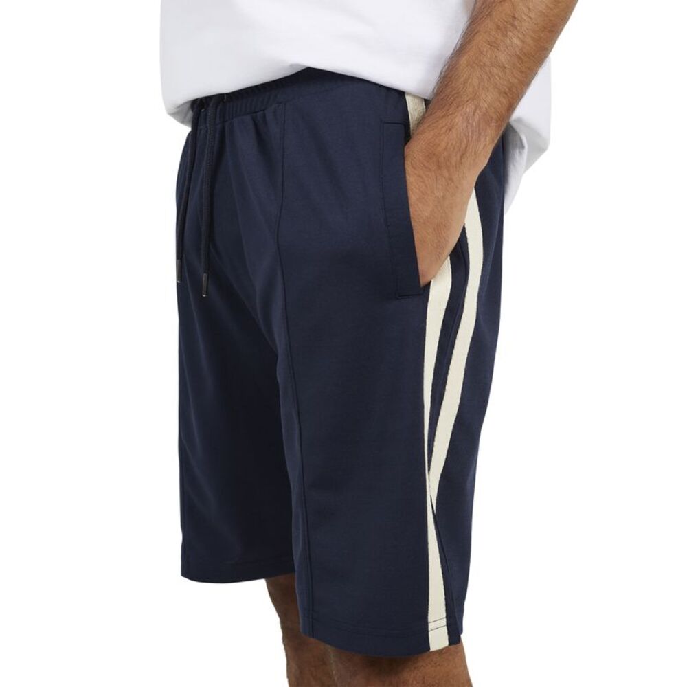 Brave Soul Mens Knitted Tape Shorts / Navy